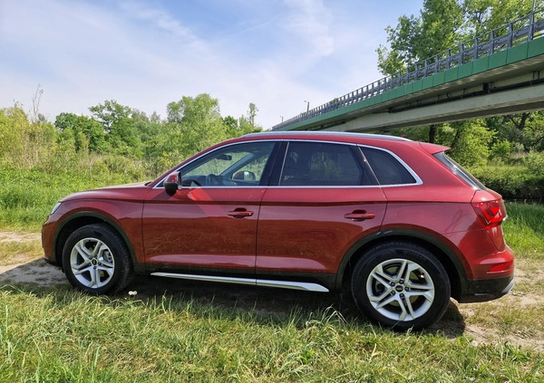 Audi Q5 cena 147000 przebieg: 50480, rok produkcji 2021 z Skawina małe 631